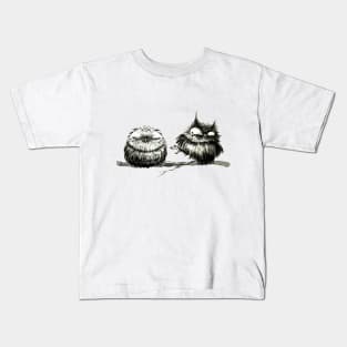 Cute cartoon owls Kids T-Shirt